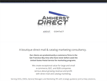 Tablet Screenshot of amherstdirect.com